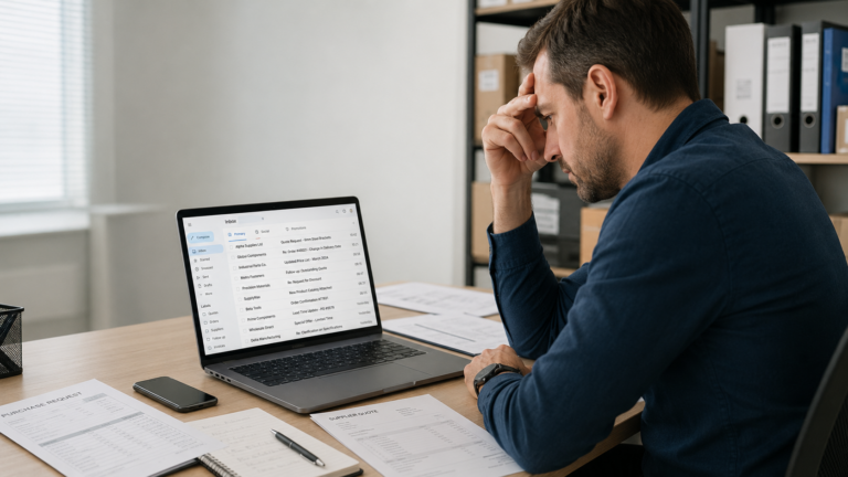 Why Supplier Emails Break Procurement Workflows for SMEs